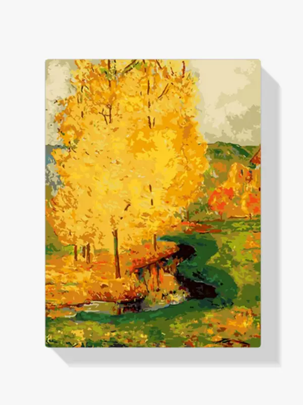 Vente Flash Schilderen op nummer – Abstracte boom Van Gogh - 40x60cm