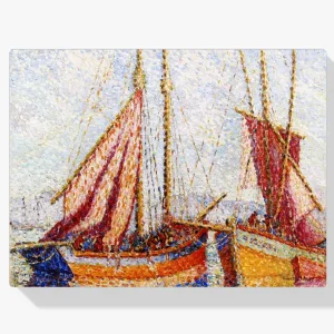 Vente Flash Schilderen op nummer – Zeilboten - 40x40cm