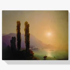 Vente Flash Schilderen op nummer – Zonsopgang in Jalta - 50x60cm