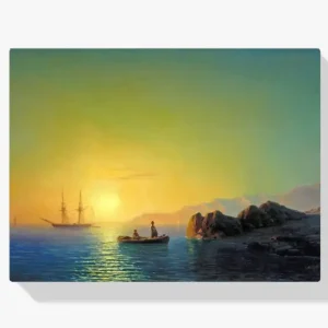 Achat Immédiat Schilderen op nummer – Zonsondergang op de Krim - 40x60cm