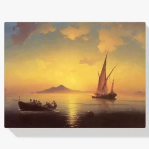 Acheter Direct Schilderen op nummer – De baai van Napels - 100x100cm