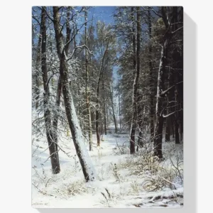 Vente Flash Schilderen op nummer – Bos in de winter - 100x100cm