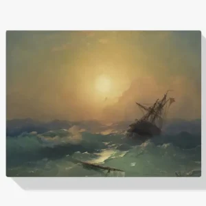 Vente Flash Schilderen op nummer – Schip in een storm - 60x80cm
