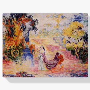 Vente Flash Schilderen op nummer – Vrouw in een park - 50x70cm