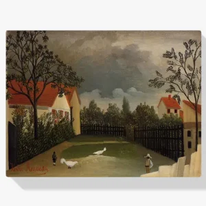 Vente Flash Schilderen op nummer – De pluimveehof - 80x80cm