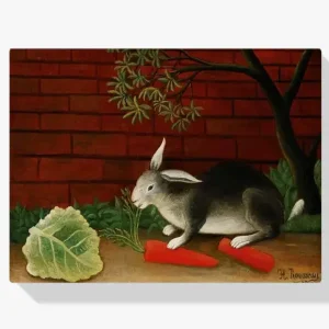 Achat Immédiat Schilderen op nummer – De konijnenmaaltijd - 50x60cm