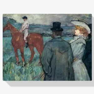 Achat Immédiat Schilderen op nummer – Bij de races - 80x80cm