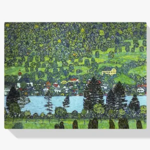 Vente Flash Schilderen op nummer – Berghelling bij Unterach - 50x60cm