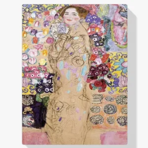 Achat Immédiat Schilderen op nummer – Portret van Maria Munk - 100x100cm