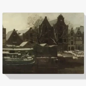 Acheter Direct Schilderen op nummer – Amsterdam in de winter - 30x40cm