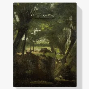 Achat Immédiat Schilderen op nummer – Boszicht - 60x80cm