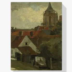 Achat Immédiat Schilderen op nummer – De toren van Gorkum - 30x40cm