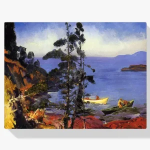 Acheter Direct Schilderen op nummer – Avondblauw - 60x60cm