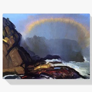 Achat Immédiat Schilderen op nummer – Mist Regenboog - 60x80cm