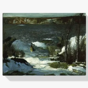 Vente Directe Schilderen op nummer – Noordelijke rivier - 80x80cm