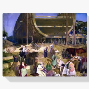 Vente Flash Schilderen op nummer – Scheepswerf Samenleving - 50x50cm