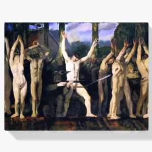 Vente Flash Schilderen op nummer – De barricade - 80x90cm