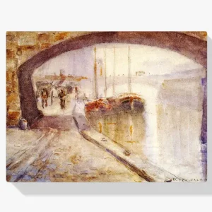 Vente Flash Schilderen op nummer – Mistige ochtend aan de Seine - 40x50cm