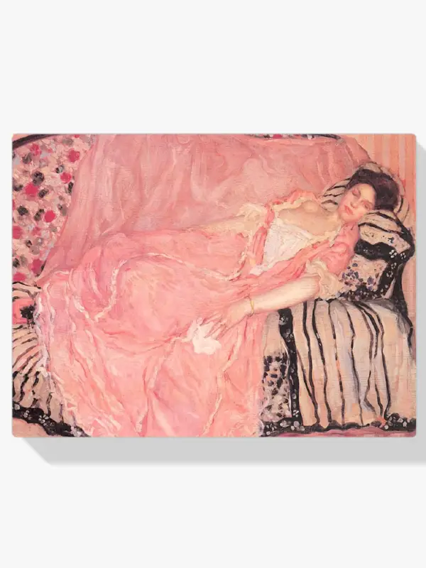 Vente Directe Schilderen op nummer – Portret van Madame Gely 1 (Op de bank) - 40x60cm