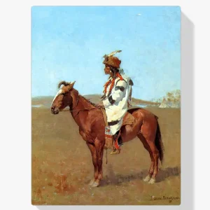 Acheter Direct Schilderen op nummer – Een Blackfoot opperhoofd - 80x90cm