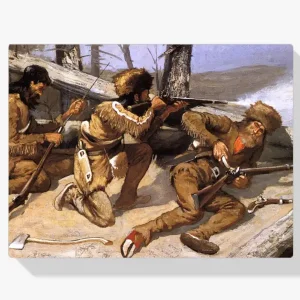 Achat Immédiat Schilderen op nummer – Een ontmoeting met de Redskins - 40x50cm