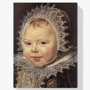 Acheter Direct Schilderen op nummer – Catharina Hooft met haar voedster (Detail-2) - 50x50cm