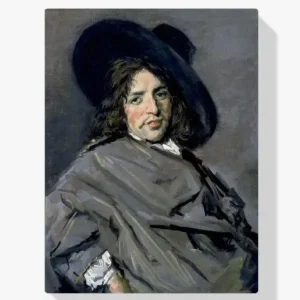 Achat Immédiat Schilderen op nummer – Portret van een onbekende man - 60x80cm