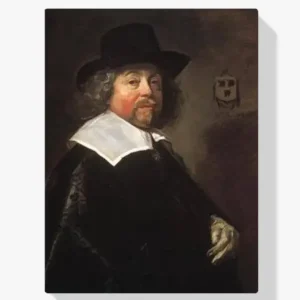 Vente Directe Schilderen op nummer – Portret van Joseph Coymans - 110x110cm