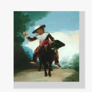 Vente Flash Schilderen op nummer – Jongen met een Ram - 80x80cm