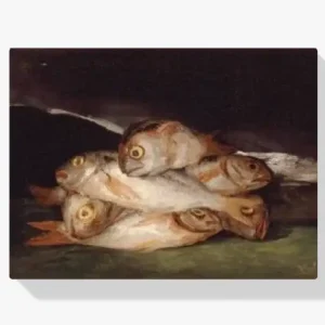 Vente Directe Schilderen op nummer – Stilleven met gouden brasem - 50x70cm