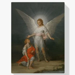 Achat Immédiat Schilderen op nummer – Tobias en de engel - 80x90cm