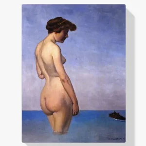 Acheter Direct Schilderen op nummer – Bader met hond - 70x80cm