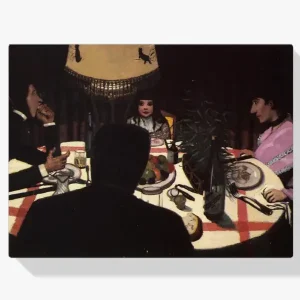 Vente Flash Schilderen op nummer – Diner bij Lamplicht - 90x90cm