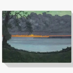 Vente Directe Schilderen op nummer – Zonsondergang bij Grace - 110x110cm