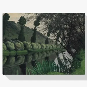 Vente Flash Schilderen op nummer – De Seine omzoomd met wilgen, Tournedos - 90x90cm