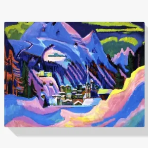 Vente Flash Schilderen op nummer – Davis in de sneeuw - 70x70cm