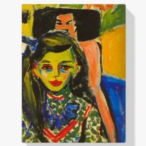 Acheter Direct Schilderen op nummer – Franzi voor een gesneden stoel 1910 - 40x40cm