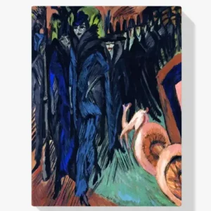 Achat Immédiat Schilderen op nummer – Friedrichstraße Berlijn - 90x90cm