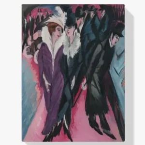 Acheter Direct Schilderen op nummer – Kirchner 1913 Straat Berlijn - 110x110cm