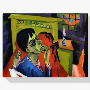 Vente Flash Schilderen op nummer – Zelfportret als ziek persoon - 30x40cm