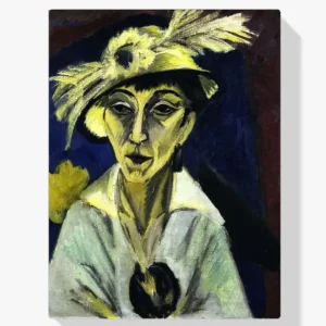 Achat Immédiat Schilderen op nummer – Zieke vrouw - 100x100cm