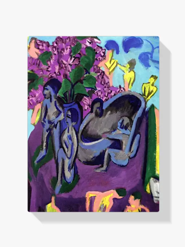 Achat Immédiat Schilderen op nummer – Stilleven met beelden en bloemen - 50x60cm