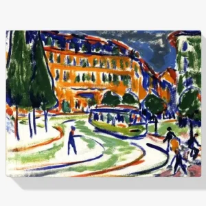 Vente Directe Schilderen op nummer – Tram - 60x60cm