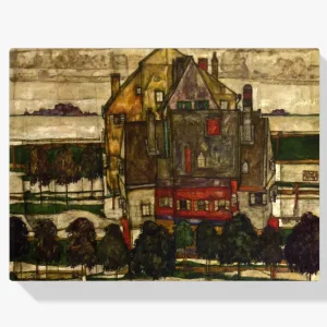 Acheter Direct Schilderen op nummer – Individuele huizen - 90x90cm