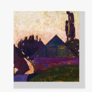 Vente Flash Schilderen op nummer – Huis tussen bomen I - 70x70cm