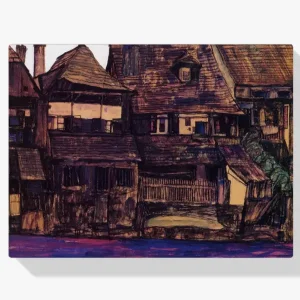 Vente Flash Schilderen op nummer – Huizen aan de Moldau Krumau - 70x80cm