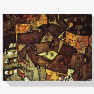 Vente Flash Schilderen op nummer – Krumau Stads Halve Maan I - 60x70cm