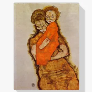Vente Directe Schilderen op nummer – Moeder en kind - 60x60cm