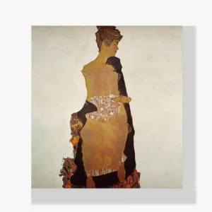 Vente Directe Schilderen op nummer – Portret van Gerti Schiele - 50x60cm