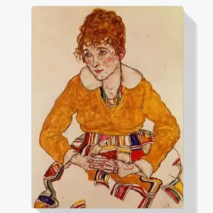 Vente Directe Schilderen op nummer – Portret van de vrouw van de kunstenaar - 60x70cm